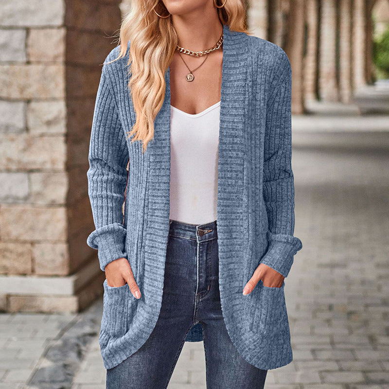 Kimberly Benn | Cozy Lightweight Long-Sleeve Open Front Cardigan