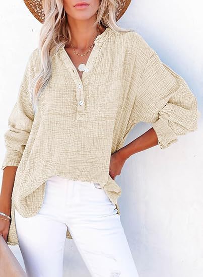 Kimberly Benn | Casual V-Neck Blouse