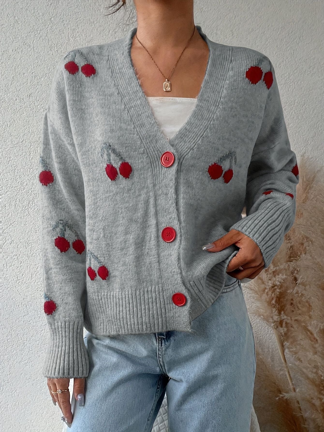 Kimberly Benn | Chic Button Front Long Sleeve Cardigan