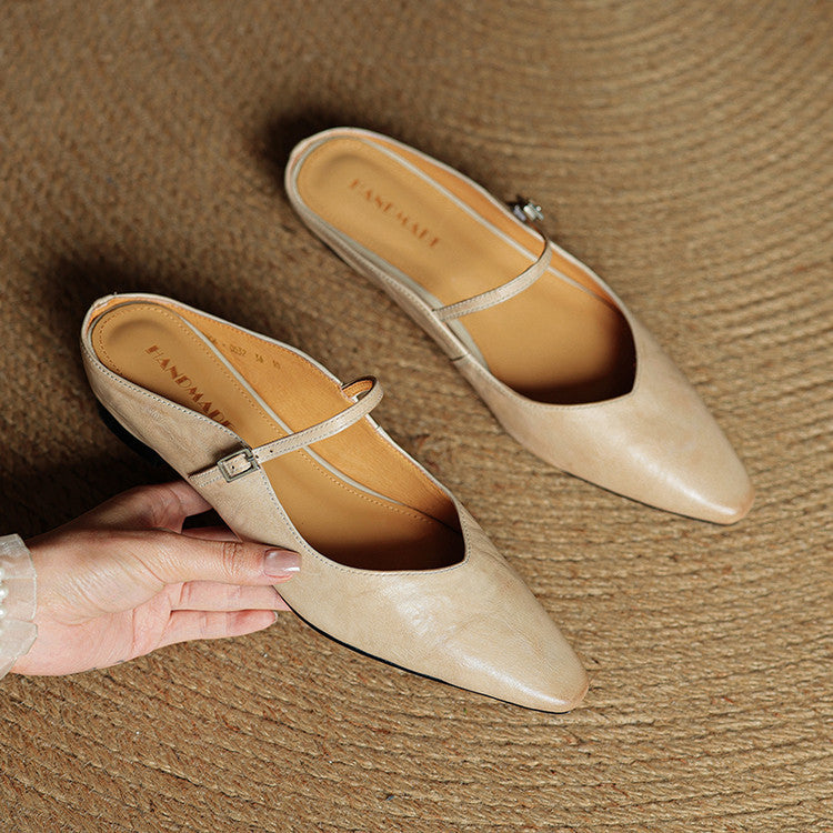 Kimberly Benn | Genuine Leather Mules