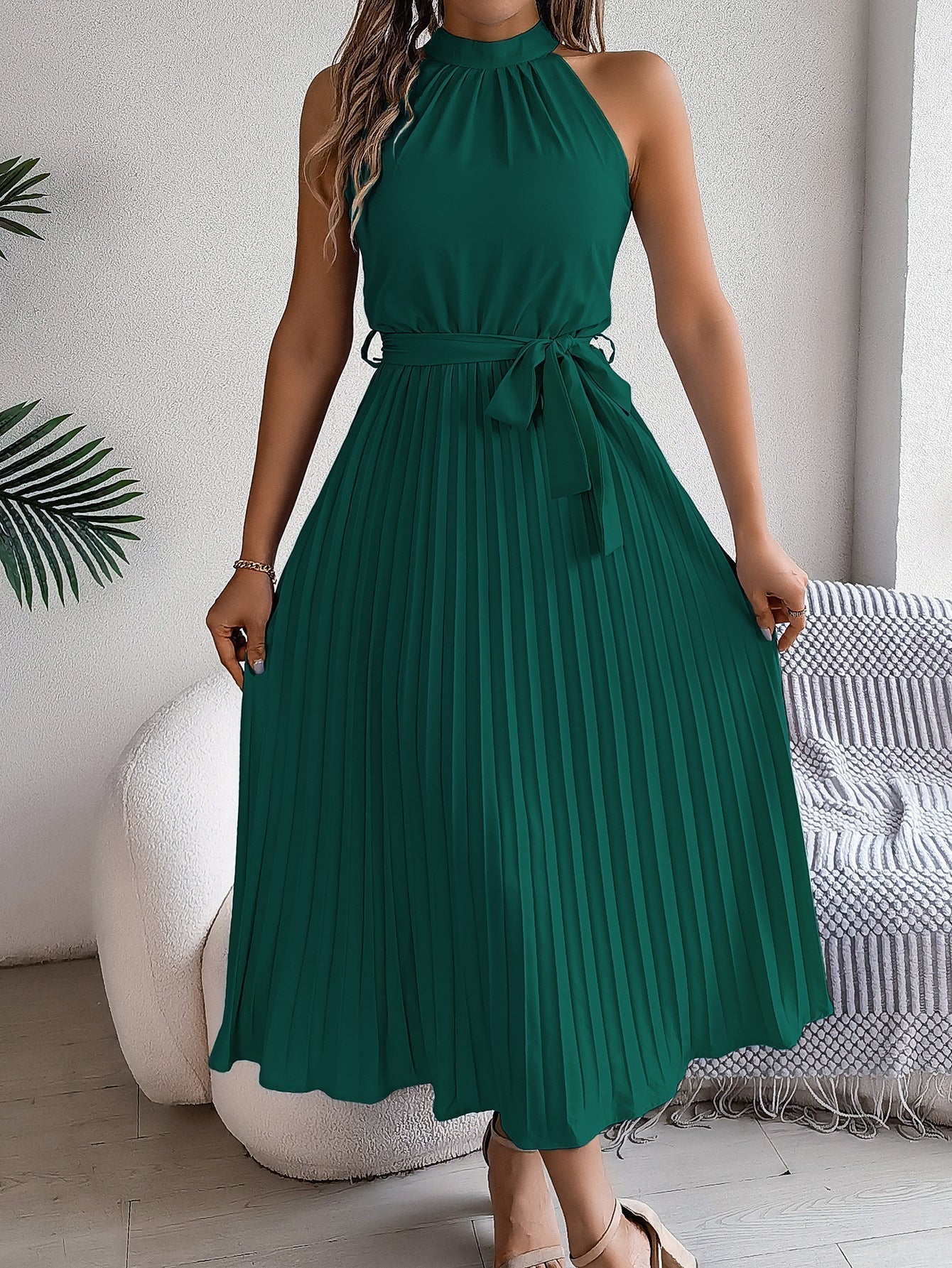 Kimberly Benn | Pleated Midi Dress