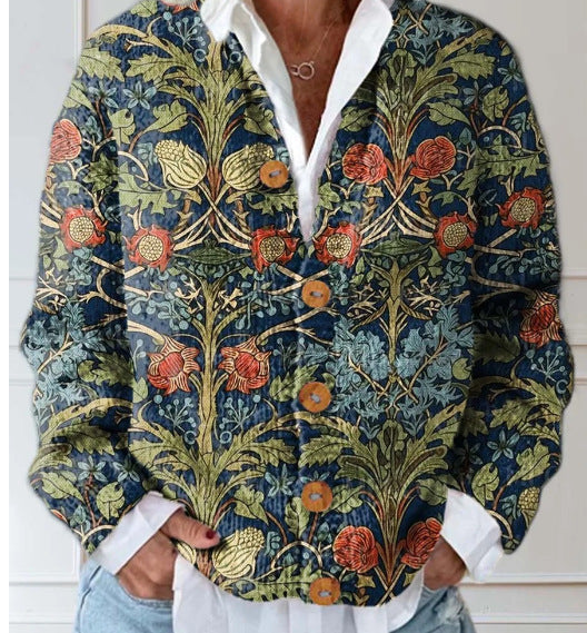 Kimberly Benn | Vintage Floral Cardigan Sweater