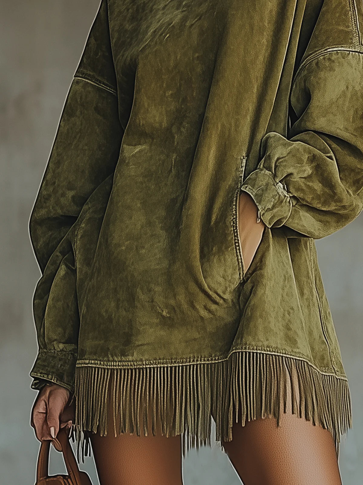 Kimberly Benn | Cozy Fringe Dress