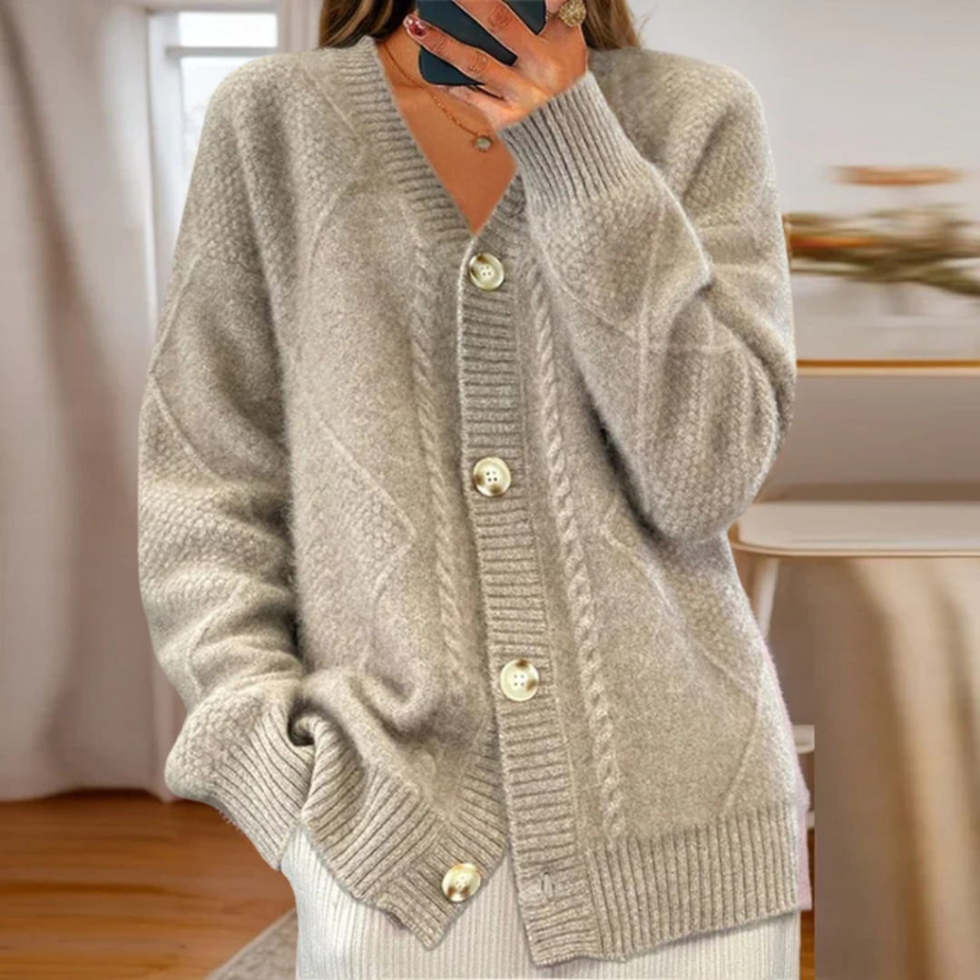 Kimberly Benn | Cable-Knit Cardigan