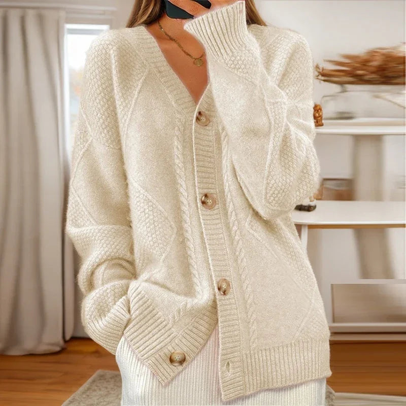 Kimberly Benn | Cable-Knit Cardigan