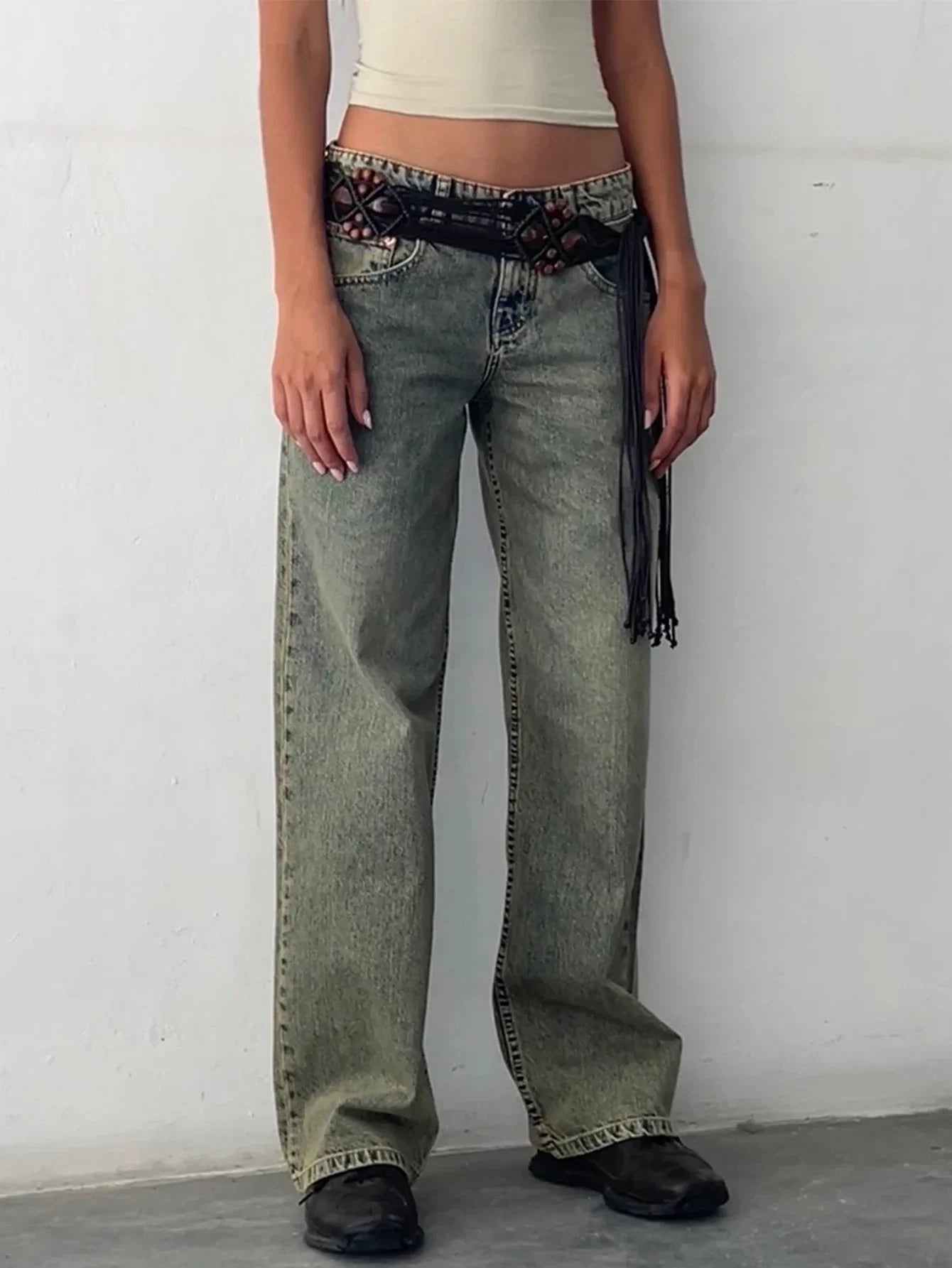 Kimberly Benn | Vintage Casual Baggy Jeans