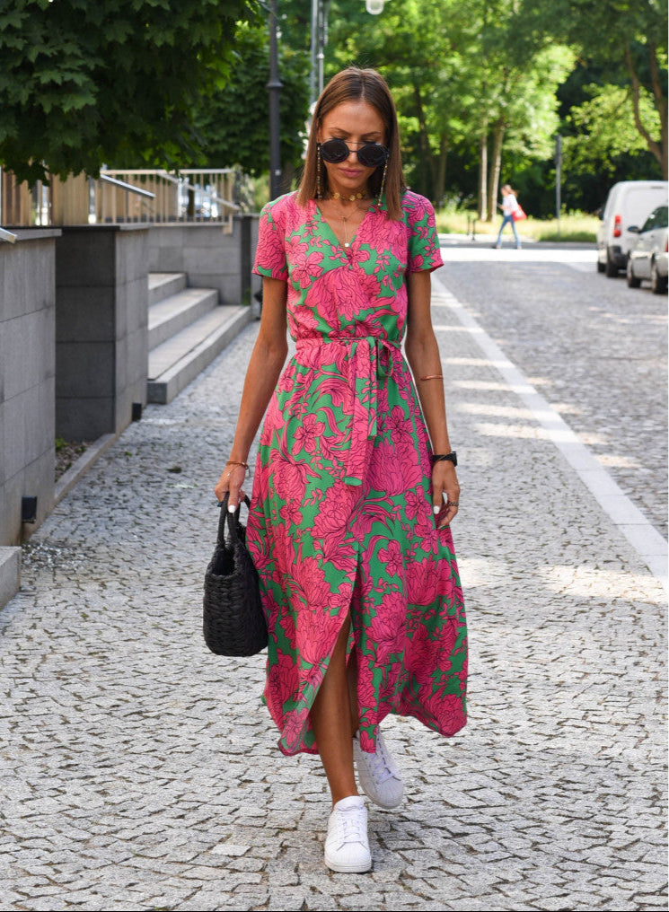 Kimberly Benn | Soft Bloom Wrap Dress