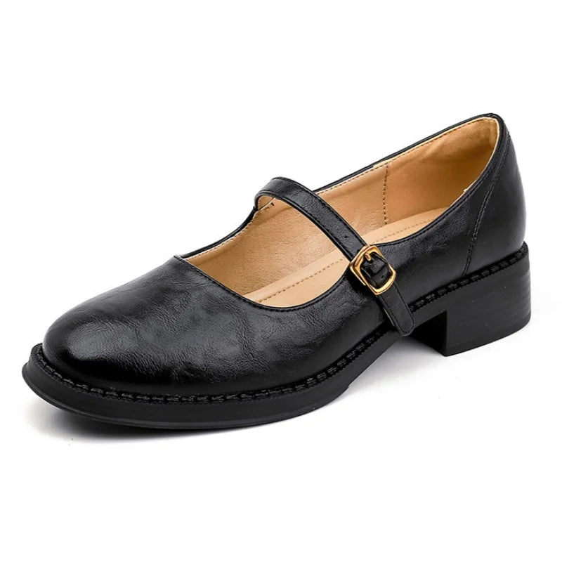 Kimberly Benn | Classic Comfort Mary Janes Made Of Leather