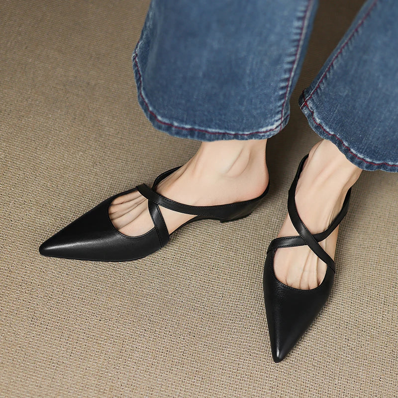 Kimberly Benn | Genuine Leather Mules