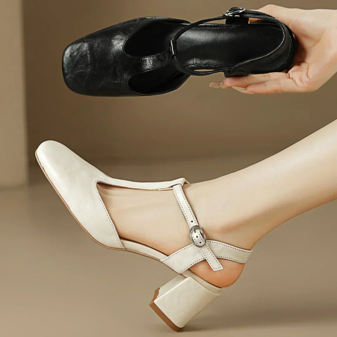 Kimberly Benn | Leather Mary Janes