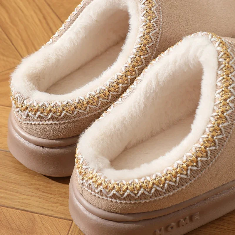 Kimberly Benn | Fluffy Platform Slippers