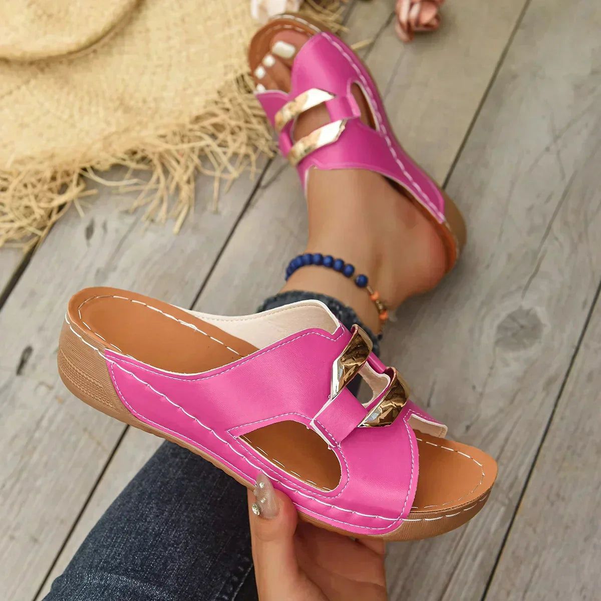 Kimberly Benn | Orthopedic Wedge Heel Sandals