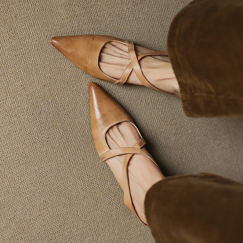 Kimberly Benn | Genuine Leather Mules