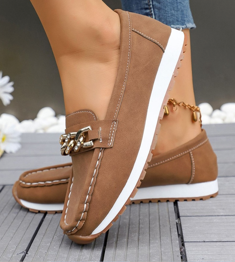 Kimberly Benn | Diamond Buckle Loafers