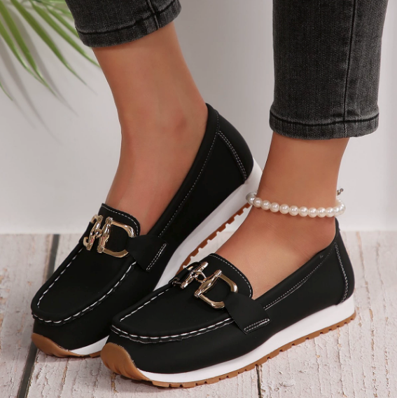 Kimberly Benn | Colorful Buckle Loafers