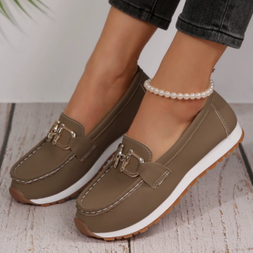 Kimberly Benn | Colorful Buckle Loafers