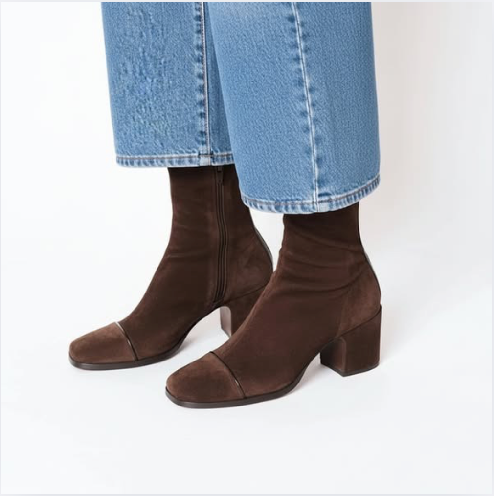 Kimberly Benn | Square Toe Heeled Boots