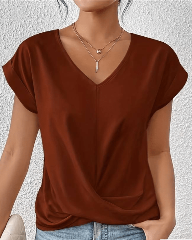 Kimberly Benn | V-Neck Top