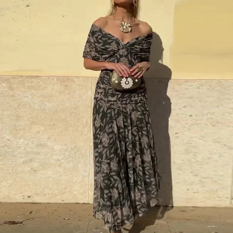 Kimberly Benn | Elegant Dress With V-Neckline