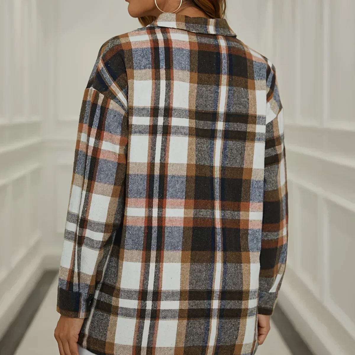 Kimberly Benn | Plaid Button-Up Shirt