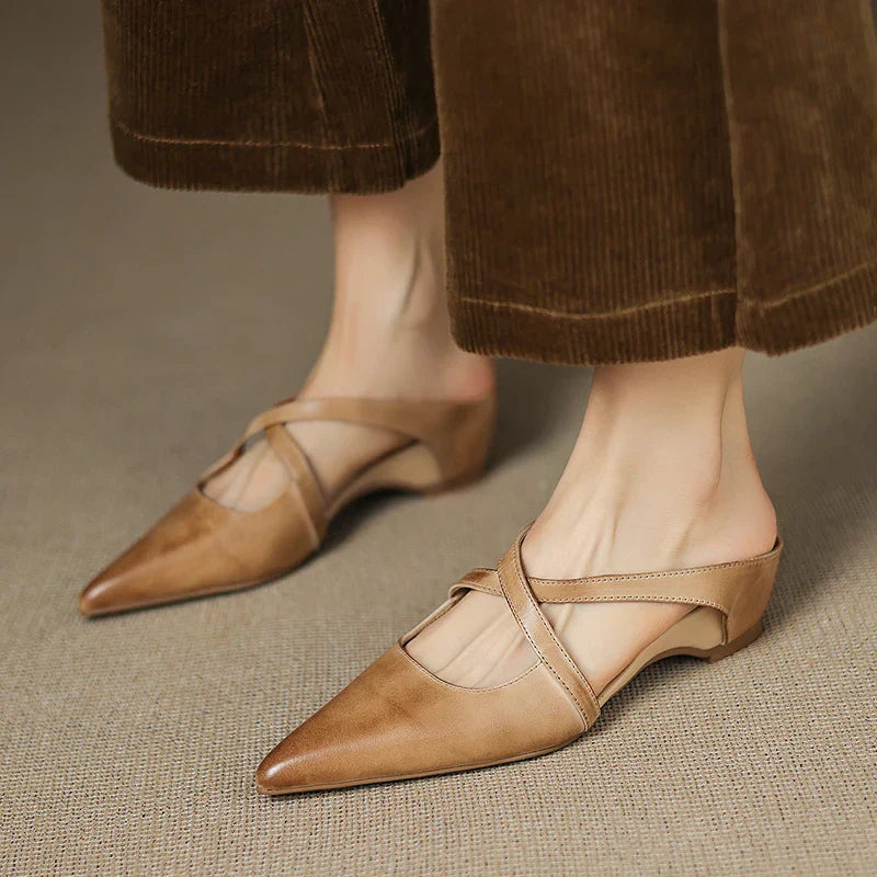 Kimberly Benn | Genuine Leather Mules