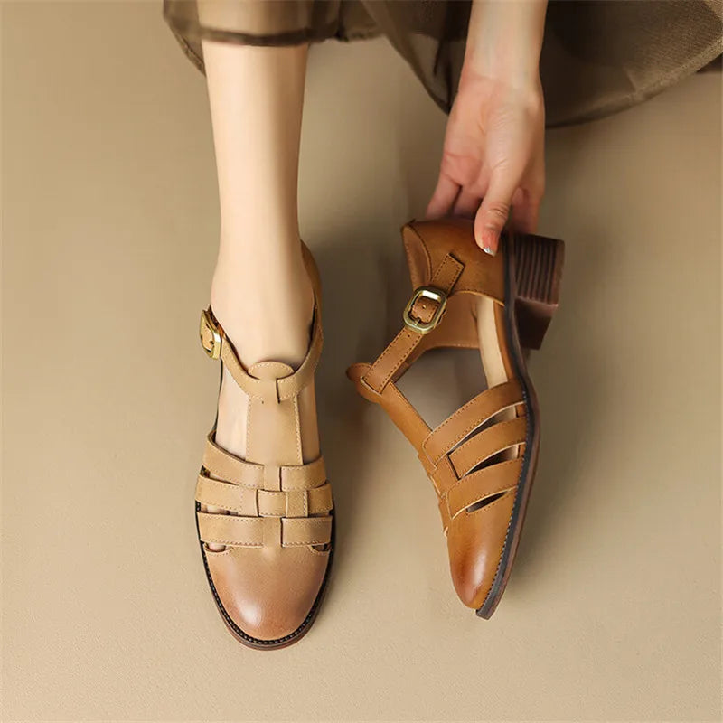 Kimberly Benn | Round-Toe Sandals