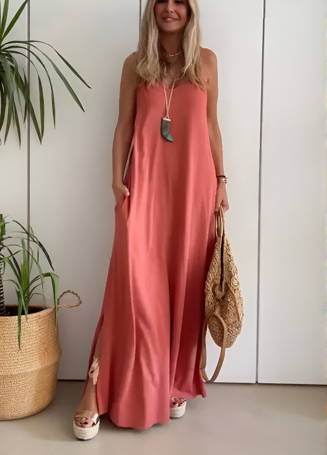Kimberly Benn | Sleeveless Flowy Maxi Dress