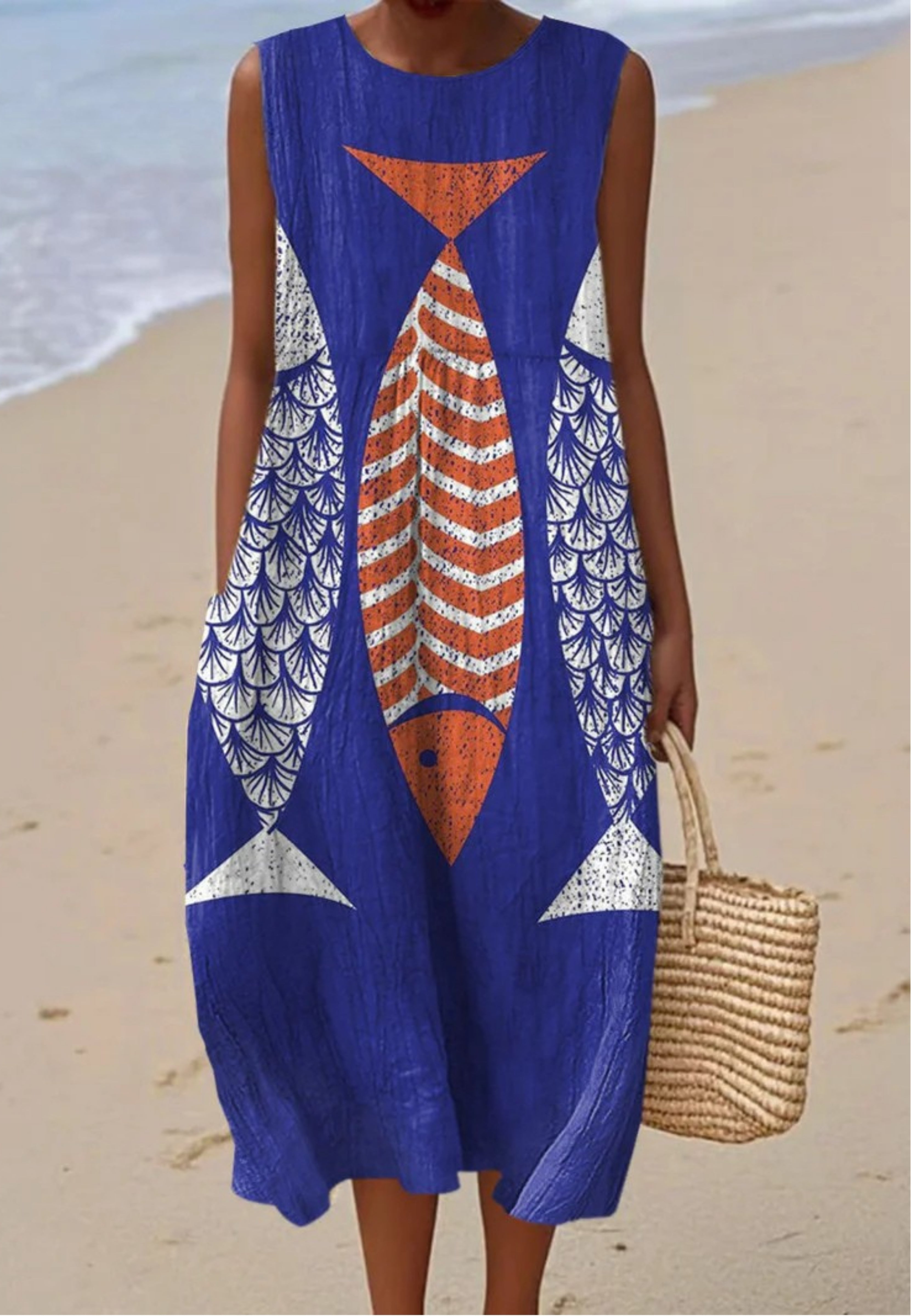 Kimberly Benn | Dress With Fish Art Print