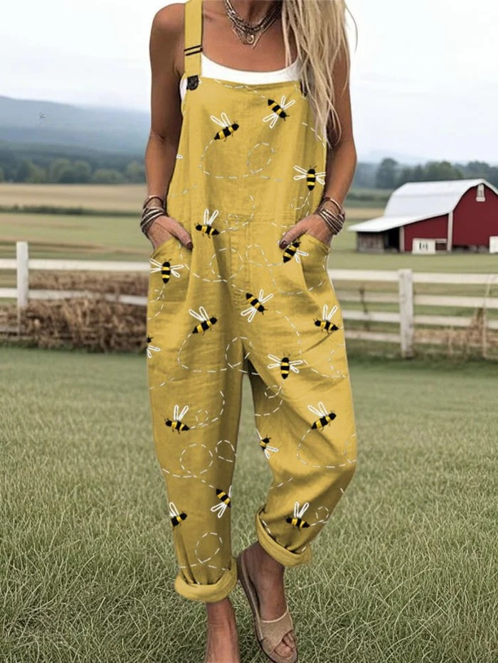 Kimberly Benn | Overalls, Cotton, Warm Yellow