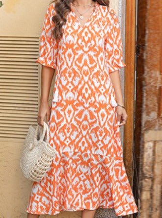 Kimberly Benn | Printed Midi Dress
