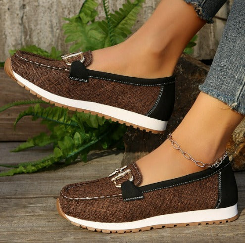 Kimberly Benn | Flat Buckle Loafers