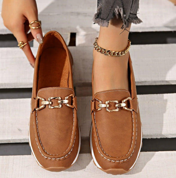 Kimberly Benn | Flat Buckle Loafers