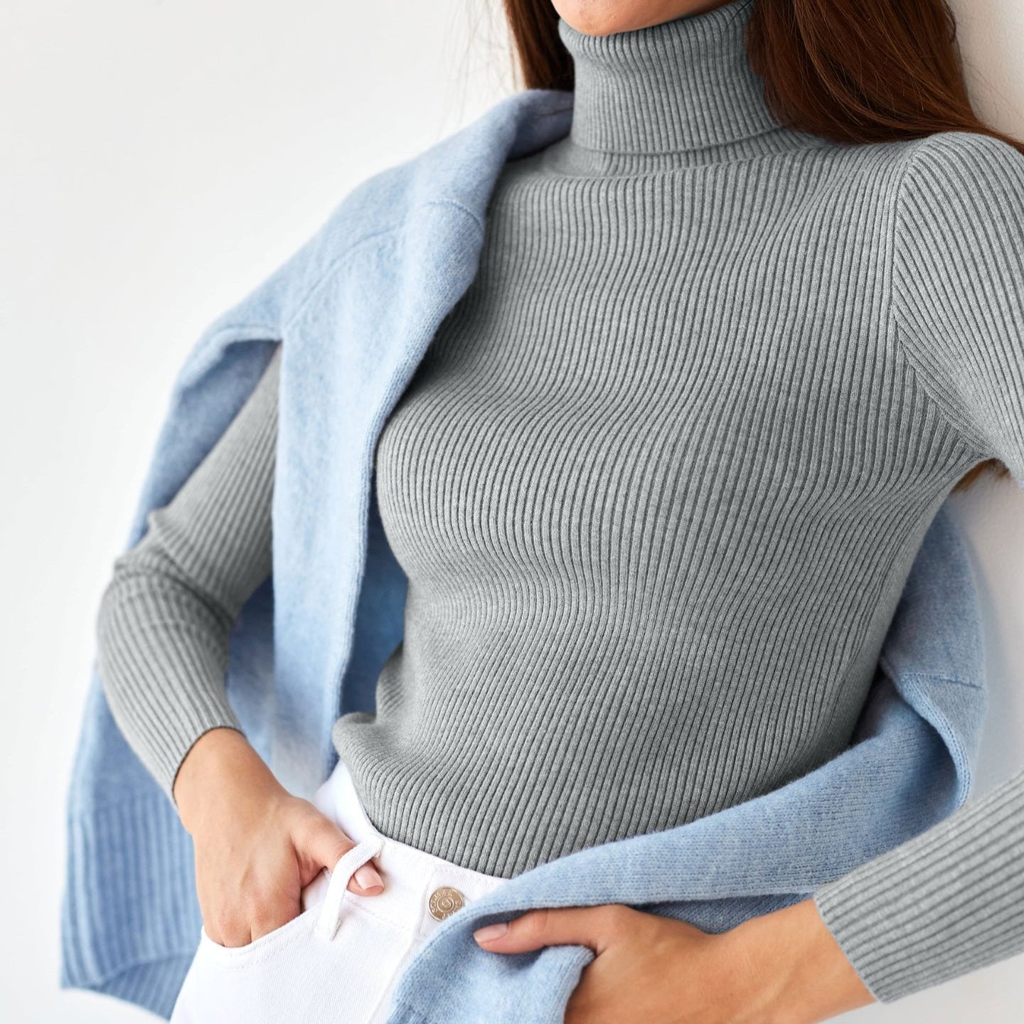 Kimberly Benn | Ribbed Turtleneck Sweater