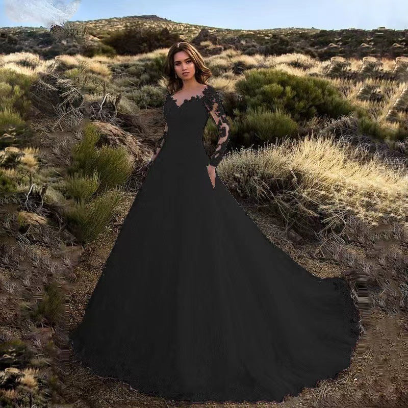 amy black lace maxi dress How to Sew a