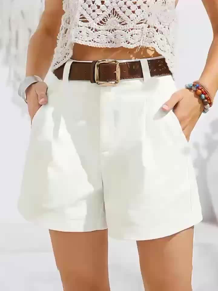 Kimberly Benn | Chic High-Waist Shorts