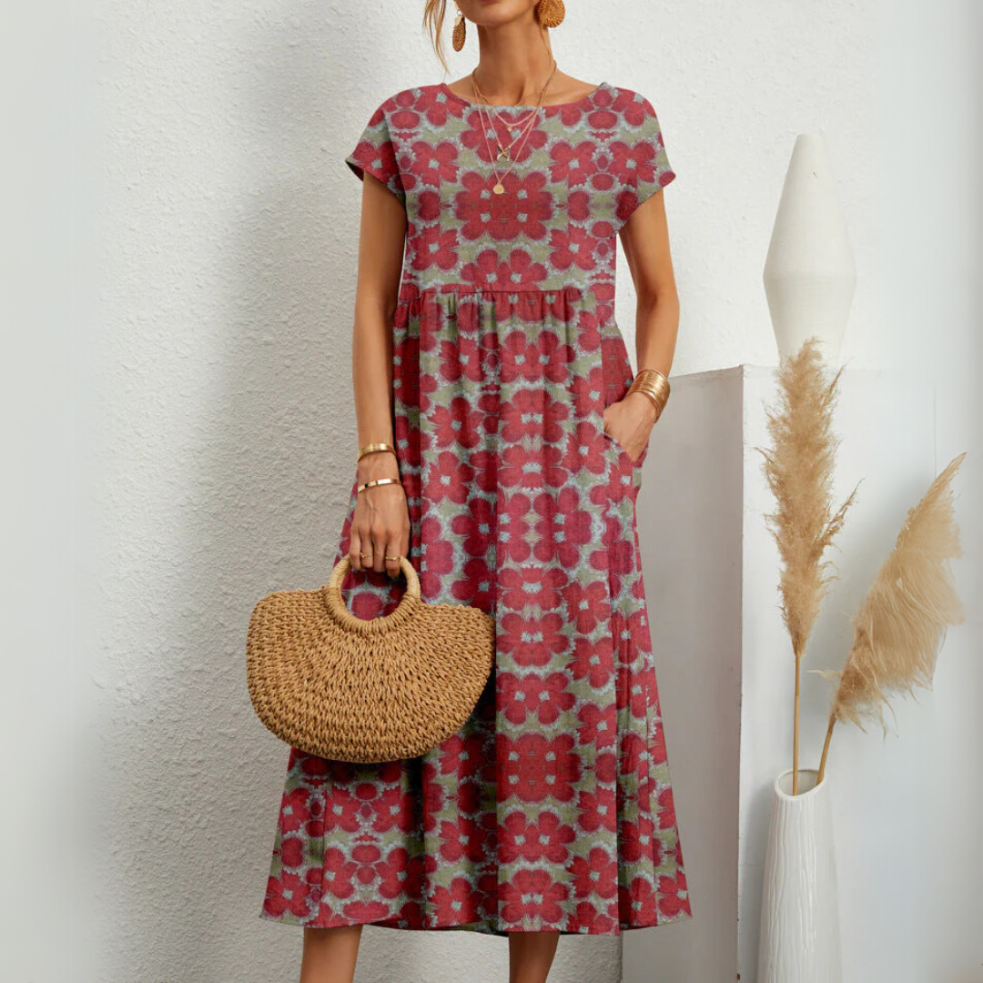 Kimberly Benn | Breezy Floral Midi Dress