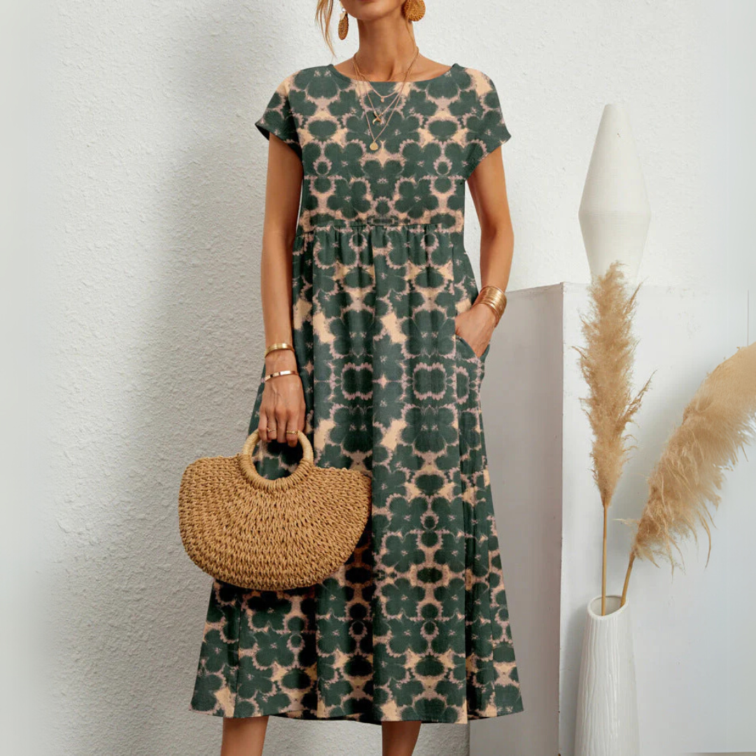 Kimberly Benn | Breezy Floral Midi Dress