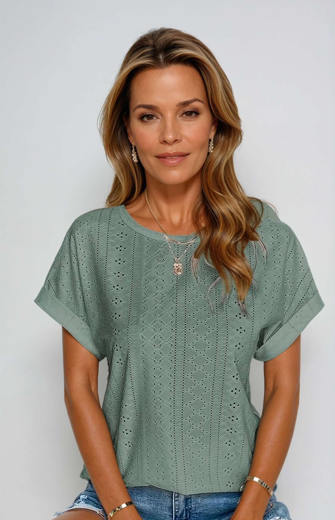 Kimberly Benn | Eyelet Blouse