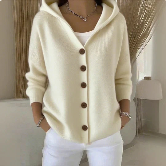 Kimberly Benn | Soft Hooded Knit Cardigan