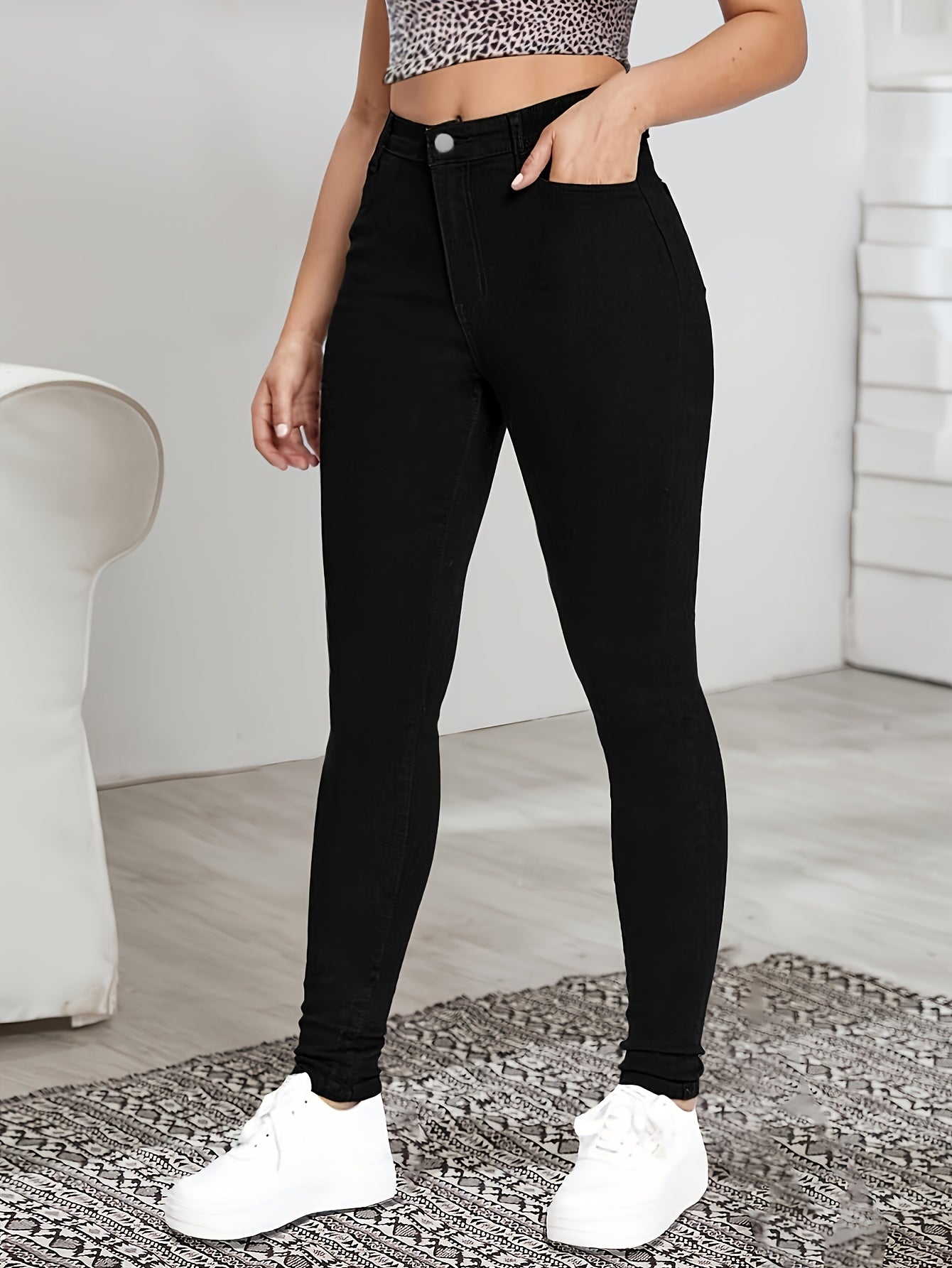 Kimberly Benn | High-Waist Skinny Jeans