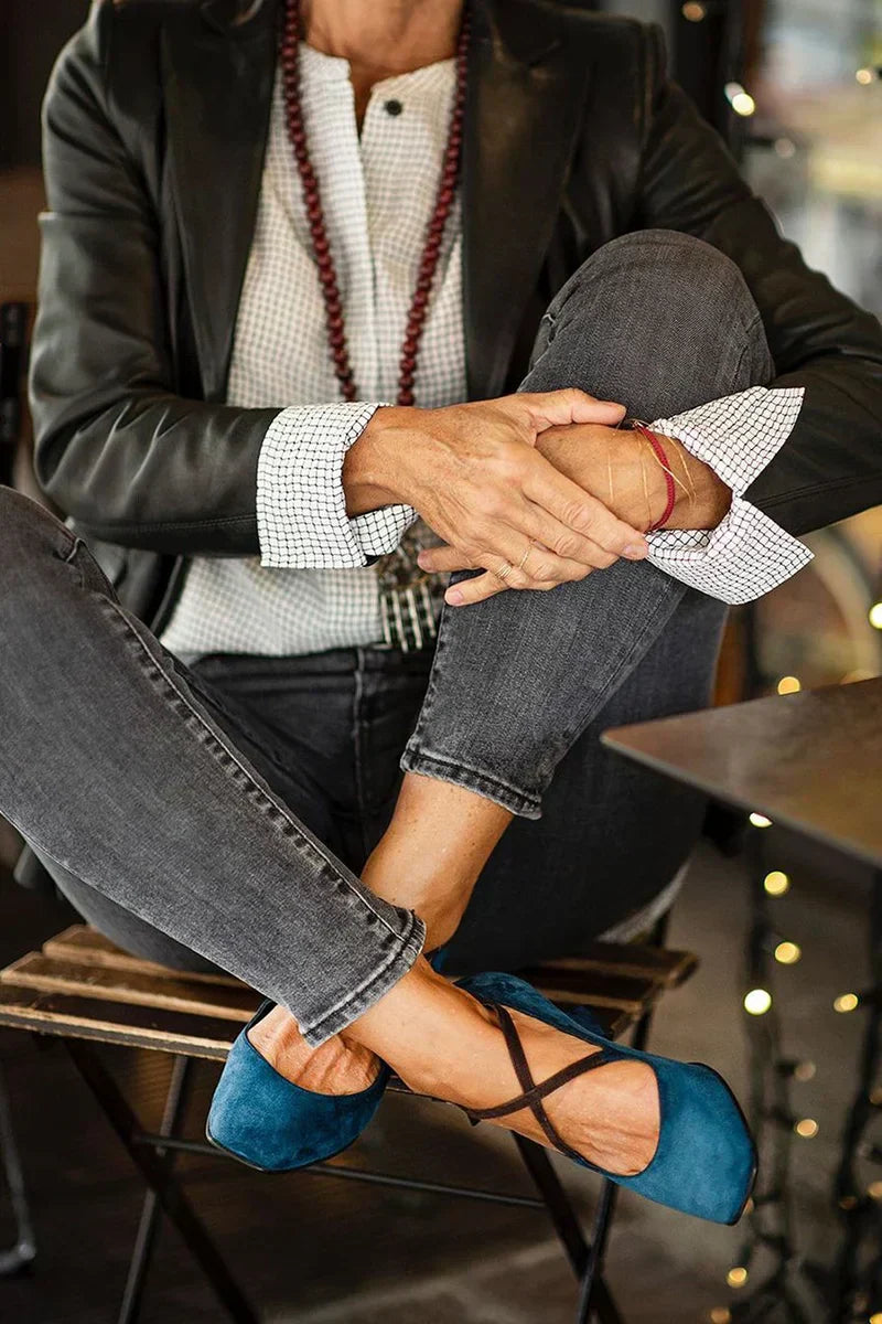 Kimberly Benn | Elegant Strap Mid-Heels