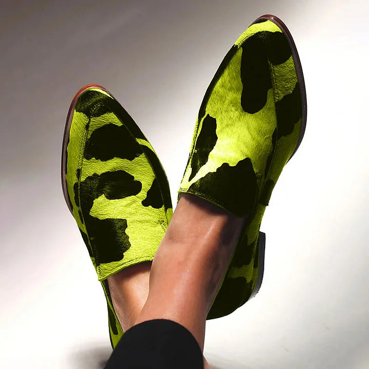 Kimberly Benn | Animal-Print Loafers