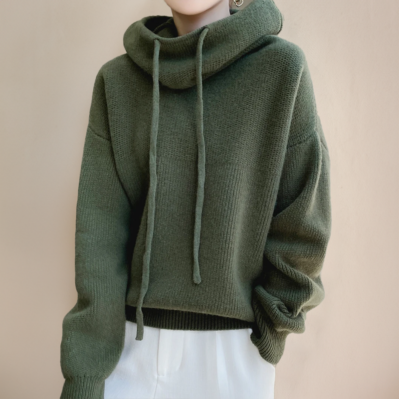 Kimberly Benn | Cosy Turtleneck Hoodie
