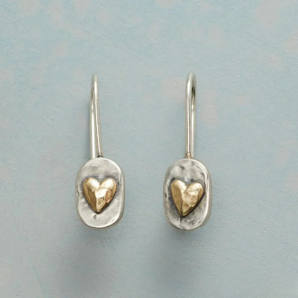 Kimberly Benn | Silver Earrings with Heart