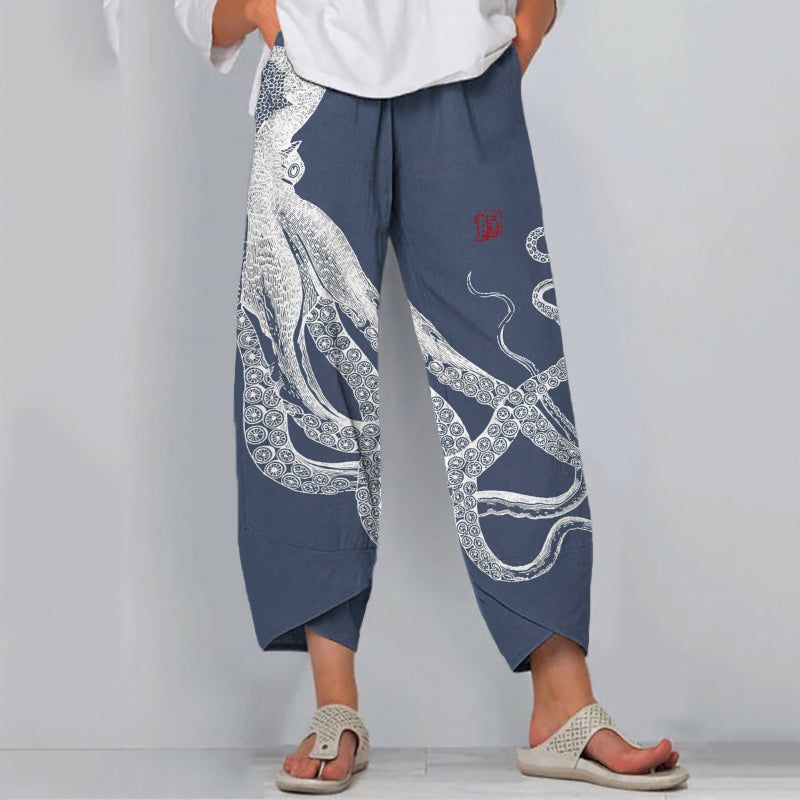Kimberly Benn | Art Pants In Octopus Ink