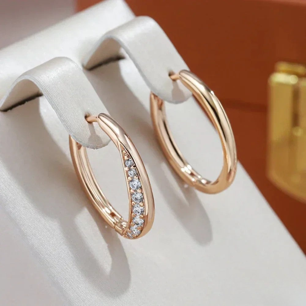 Kimberly Benn | Elegant Golden Hoop Earrings