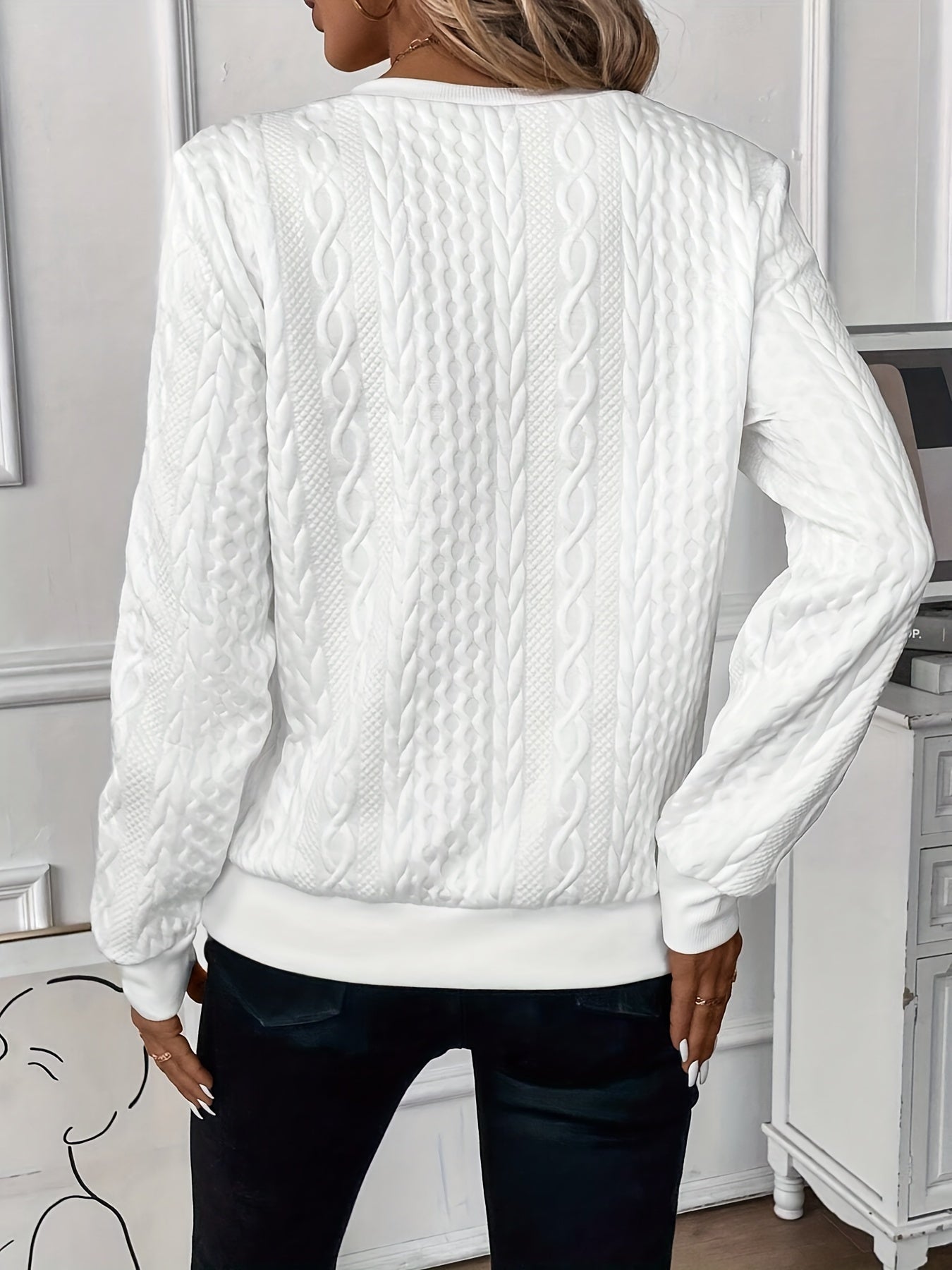 Kimberly Benn | Elegant Quarter-Zip Sweater