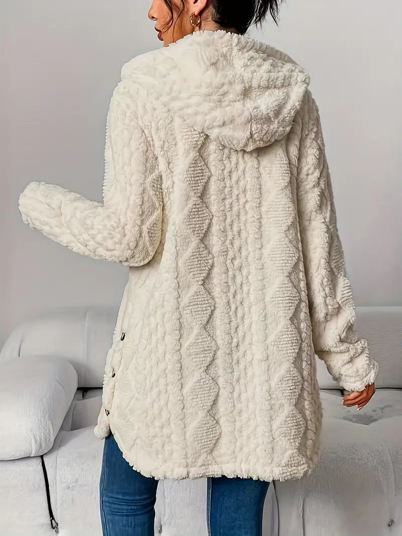 Kimberly Benn | Plush Hooded Cardigan