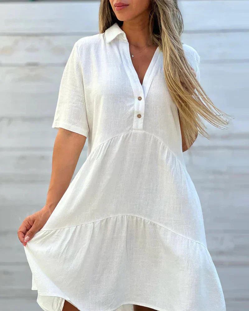 Kimberly Benn | Relaxed Collared Short Dress