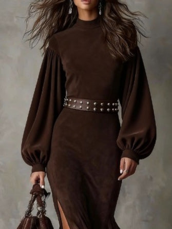 Kimberly Benn | Vintage Lantern-Sleeve Midi Dress